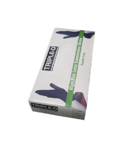 20/100PCS Black Disposable Nitrile Latex Tattoo Gloves, Latex-Free, Powder-Free ...