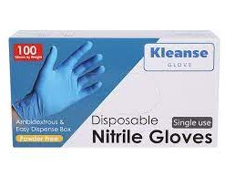 black latex gloves