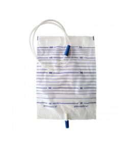 Urine Bag 2000ML, with screw valve 100's