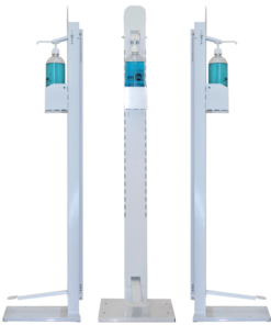 Foot-operated steel dispenser