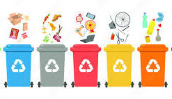 32 gallon wheeled recycling bin