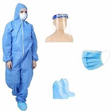 plastic mop caps blue large