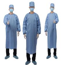 Disposable isolation gown (50gsm)