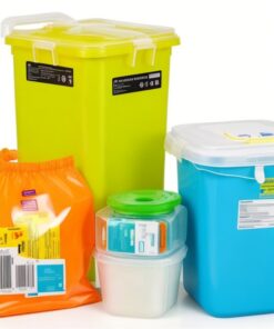 becton dickinson bd patient room sharps collector - 5.1 litres, red - single