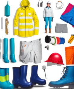 acid resistant conti suits 100% cotton with reflectors blue