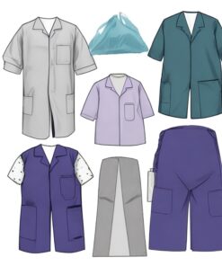 yellow Disposable coveralls