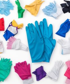 purple nitrile gloves
