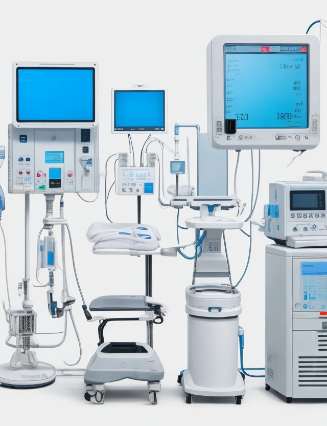 Hospital infrared thermometer forehead or temple