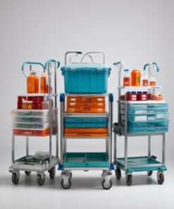 Emergency resuscitation trolley