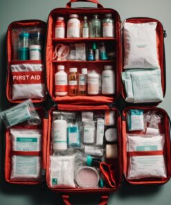 6 items in a first aid kit