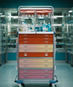 Emergency stretcher trolley