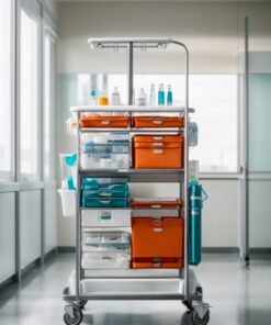 Emergency trolley imported 5 drawers f-5-1-11