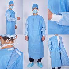 Disposable Theatre Gown - Jade Green (40gsm)