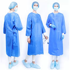Disposable STERILE Reinforced Surgical gown - 1 unit (50gsm) Standard Brand