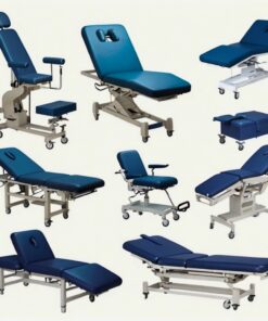 Examination bed for clinic size