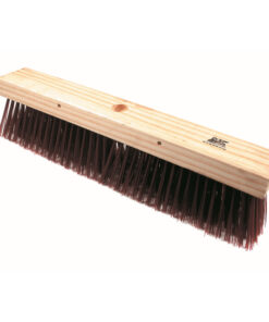 Platform Broom - Head Only - Brown Synthetic Fibre (0.75mm) - 46cm - Pack of 12 - F3206