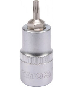 Torx Bit Socket - Male - Chrome Vanadium - 1/2" Connector - Standard Length - T20 x 50mm - YT-04310