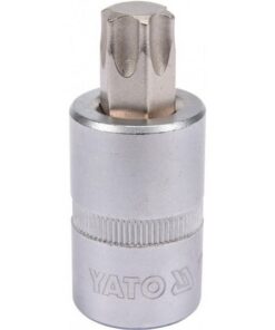 Torx Bit Socket - Male - Chrome Vanadium - 1/2" Connector - Standard Length - T60 x 50mm - YT-04318