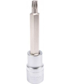 Torx Bit Socket - Male - Chrome Vanadium - 1/2" Connector - Long - T40 x 100mm - YT-04324