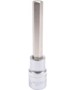 Hex Bit Socket - Chrome Vanadium - 1/2" Connector - Long - HEX 10 x 100mm - YT-04395