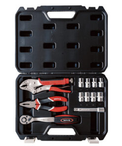 Tool Set - Sockets and Pliers - Chrome Vanadium - 12 Piece - YT-38972