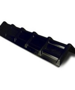 Tie-Down Freight Protector - Heavy Duty Plastic Corner Guard for Loads - 1.2m - Recycled Material - Black - PI-120-black