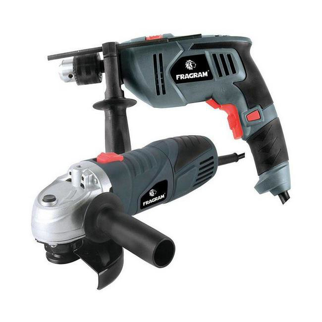 Angle Grinder - 650W and Impact Drill - 500W - Combo Set - MCOP1584