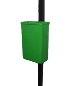 Refuse Bin - Pole Bin - Rectangular - Swivel - 50L - 39 x 21 x 60 cm - LB007