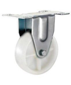 Castor Wheels - Nylon - Fixed Wheel - White - 50mm - TOOC461