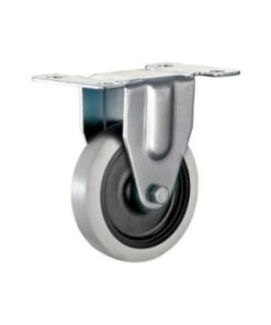 Castor Wheels - Thermoplastic Rubber - Fixed Wheel - 125mm - TOOC493