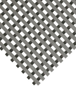 Workplace Mat - DeckStep PVC Anti-Slip Drainage - 120 x 1.15cm - per Linear Metre - Grey - DS061210C