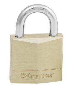 Brass Padlock - Standard Hardened Shackle - Keyed - 40mm - MA205335