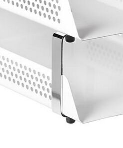 Letter Tray Riser - Life Steel Range - Set of 4 - Chrome - Pack of 4 - 802CP