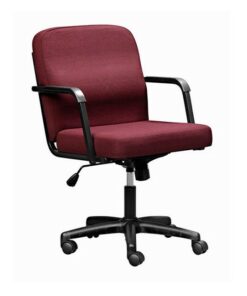 Office Chair - Full Mid Back - Swivel and Tilt - 85 x 57 x 64 cm - SE006-burgundy