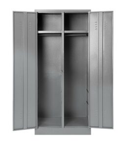 Steel Hostel Locker - Metal - Double - 180 x 79 x 52 cm - DHL04-grey