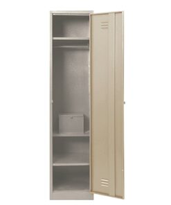 Steel Hostel Locker - Metal - with Money Box - Single - 180 x 41 x 52 cm - DHL01-ivorykaroo