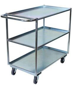 Stock Picking Trolley - 3 Shelf - Galvanised - 90 x 52 x 90 cm - Load Capacity 240kg - SP36-3