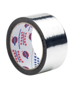 Metalized Tape - 907 - Silver - 48mm x 50m - Box of 36 - Pack of 36 - 1000006083