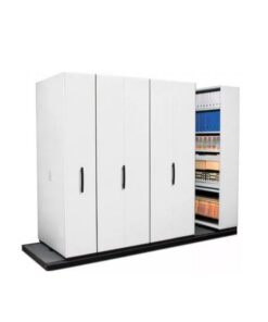 Steel Bulk Filer - Mobile Shelving - 5 Bay - 260 x 110 x 232 cm - Motorcraft Grey - 5BAY360