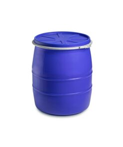 Plastic Drum with Lid and Clamp - 150L - Food Grade - PT150WL