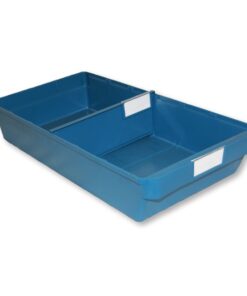 Shelf Bin - Loose Parts Warehouse Storage Container - Plastic - Large - 500mm - Blue