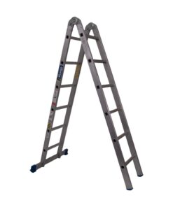 Aluminium Dual Purpose Ladder - 6 Steps - Double Sided - 3.65m
