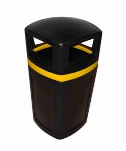 Litter Bin - Pavement - Plastic - 180L - 49 x 49 x 112 cm