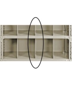 Bolted Shelving Steel Shelf Divider - Uni-Angle - Painted - 22.8 x 30.5 cm