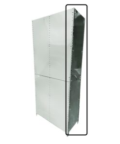 Bolted Shelving Steel Side Panel - Uni-Angle - Galvanised - 99.0 x 61.0 cm