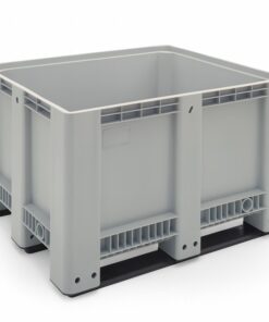 Solid Bulk Bin - 1000kg - Plastic - Grey