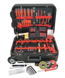 KennedyPro Professional Service Engineer Tool Kit - 102 Pieces - Plastic Service Case - 44.5 x 55 x 24.5 cm