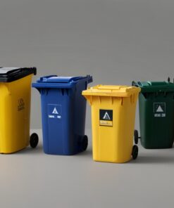 100l wheelie bin