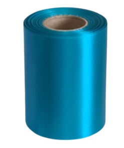 SFS Turquoise Satin Ribbon -100mm x 25m