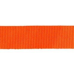 Petersham Ribbon – Solid Fluorescent Orange – 15mm x 20m roll
